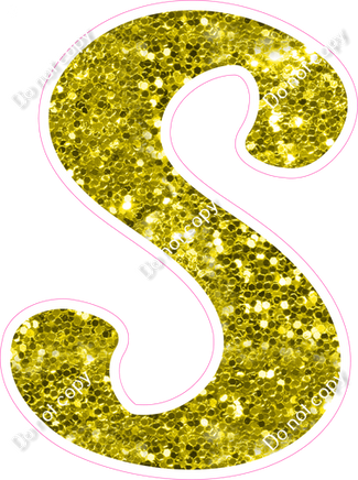 CU 23.5" Individuals - Yellow Sparkle S