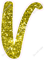 CU 23.5" Individuals - Yellow Sparkle V