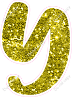 CU 23.5" Individuals - Yellow Sparkle Y