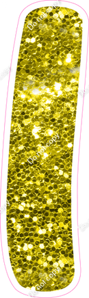 CU 23.5" Individuals - Yellow Sparkle 1