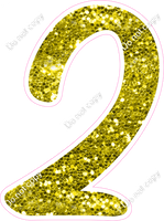 CU 23.5" Individuals - Yellow Sparkle 2