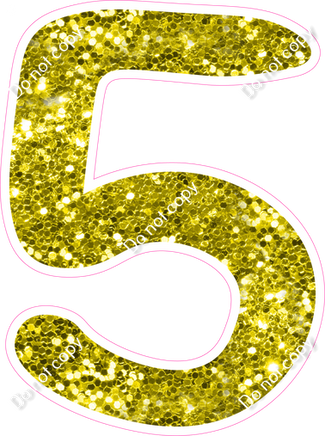 CU 23.5" Individuals - Yellow Sparkle 5