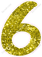 CU 23.5" Individuals - Yellow Sparkle 6