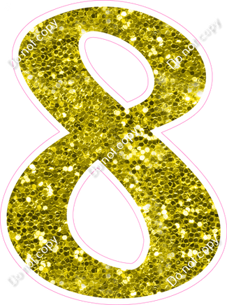 CU 23.5" Individuals - Yellow Sparkle 8