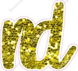 CU 23.5" Individuals - Yellow Sparkle ND