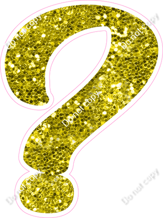 CU 23.5" Individuals - Yellow Sparkle ?