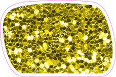 CU 23.5" Individuals - Yellow Sparkle Dash