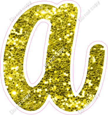 CU 23.5" Individuals - Yellow Sparkle a