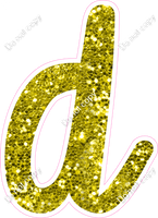 CU 23.5" Individuals - Yellow Sparkle d