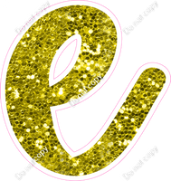 CU 23.5" Individuals - Yellow Sparkle e