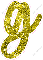 CU 23.5" Individuals - Yellow Sparkle g