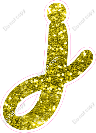 CU 23.5" Individuals - Yellow Sparkle j