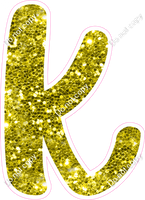 CU 23.5" Individuals - Yellow Sparkle k