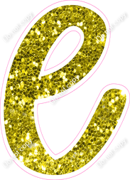 CU 23.5" Individuals - Yellow Sparkle l