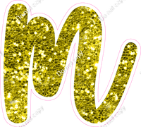 CU 23.5" Individuals - Yellow Sparkle m