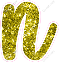 CU 23.5" Individuals - Yellow Sparkle n