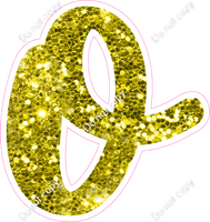 CU 23.5" Individuals - Yellow Sparkle o