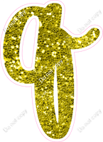 CU 23.5" Individuals - Yellow Sparkle q