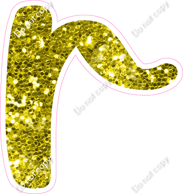 CU 23.5" Individuals - Yellow Sparkle r