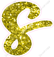 CU 23.5" Individuals - Yellow Sparkle s