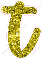 CU 23.5" Individuals - Yellow Sparkle t