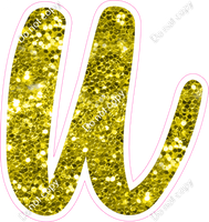 CU 23.5" Individuals - Yellow Sparkle u