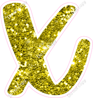 CU 23.5" Individuals - Yellow Sparkle x