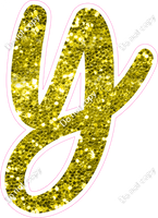 CU 23.5" Individuals - Yellow Sparkle y