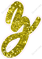 CU 23.5" Individuals - Yellow Sparkle z