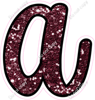 CUL 23.5" Individuals - Burgundy Sparkle a
