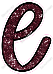 CUL 23.5" Individuals - Burgundy Sparkle l