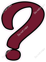 CUL 23.5" Individuals - Flat Burgundy ?