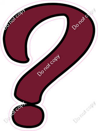 CUL 23.5" Individuals - Flat Burgundy ?