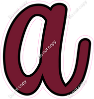 CUL 23.5" Individuals - Flat Burgundy a