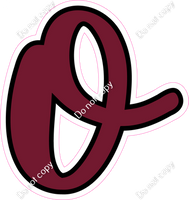 CUL 23.5" Individuals - Flat Burgundy o