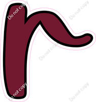 CUL 23.5" Individuals - Flat Burgundy r