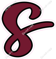 CUL 23.5" Individuals - Flat Burgundy s