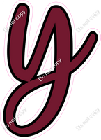 CUL 23.5" Individuals - Flat Burgundy y