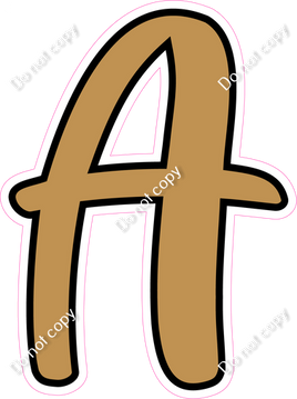 CUL 23.5" Individuals - Flat Gold A