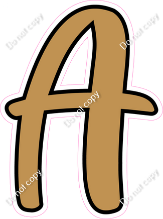 CUL 23.5" Individuals - Flat Gold A