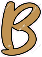 CUL 23.5" Individuals - Flat Gold B