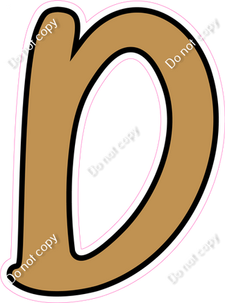 CUL 23.5" Individuals - Flat Gold D