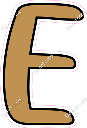 CUL 23.5" Individuals - Flat Gold E