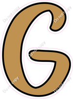 CUL 23.5" Individuals - Flat Gold G