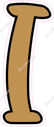 CUL 23.5" Individuals - Flat Gold I