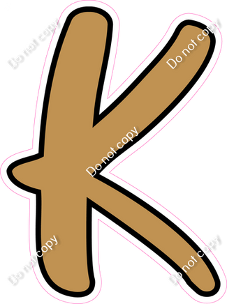 CUL 23.5" Individuals - Flat Gold K