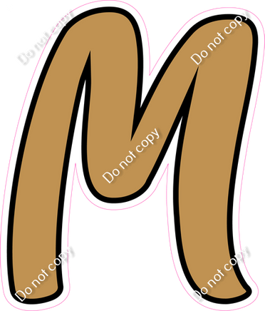 CUL 23.5" Individuals - Flat Gold M