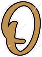 CUL 23.5" Individuals - Flat Gold O