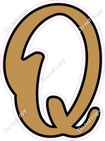 CUL 23.5" Individuals - Flat Gold Q