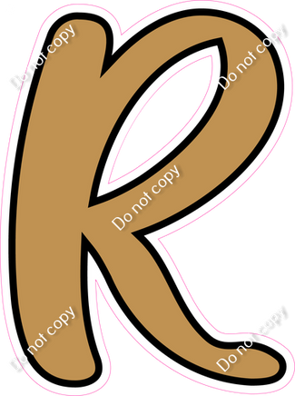 CUL 23.5" Individuals - Flat Gold R